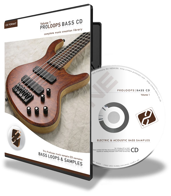 Acoustic and Electric Bass Loops CD vol 1