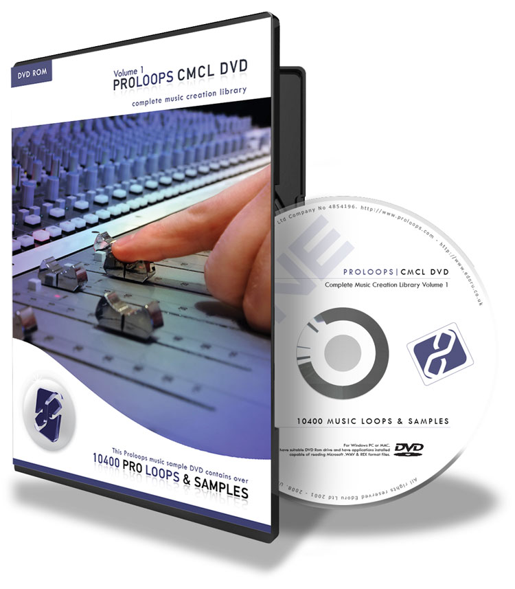 CMCL DVDv1 - 10400 Pro Loops and Samples on DVD
