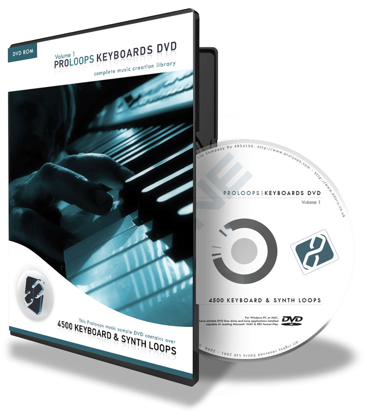 Keyboard, Synths and Piano loops DVD vol 1