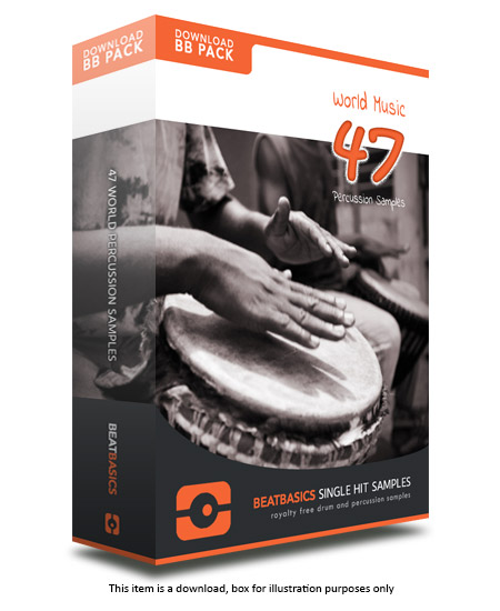World Percussion Samples v1 - Single hit drum samples